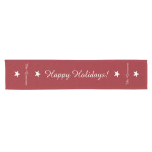 Completely customizable Holidays table runners