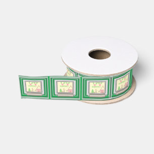 Completely Personalizable Faux Picture Frame Grosgrain Ribbon