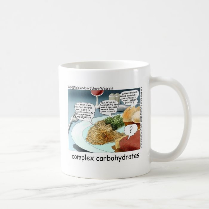 Complex Carbohydrates Funny Mugs Cards Tees Etc