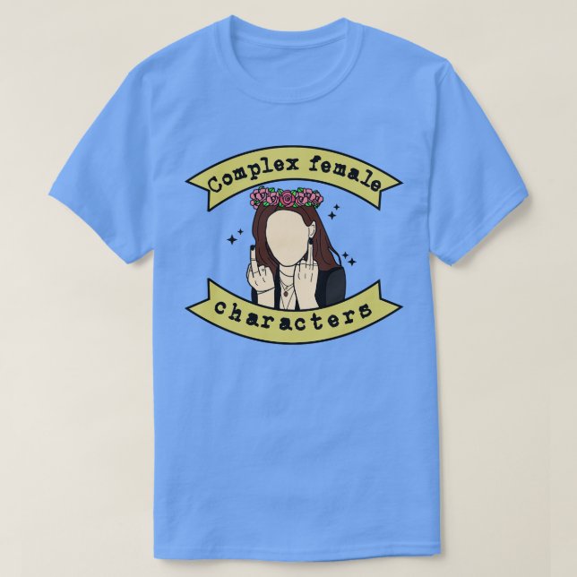 Complex female character T-Shirt (Design Front)
