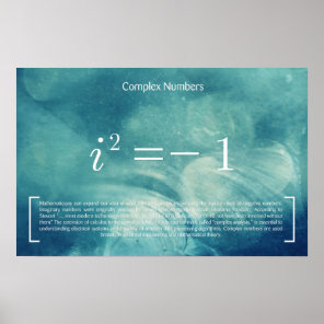 Complex Numbers - Math Poster
