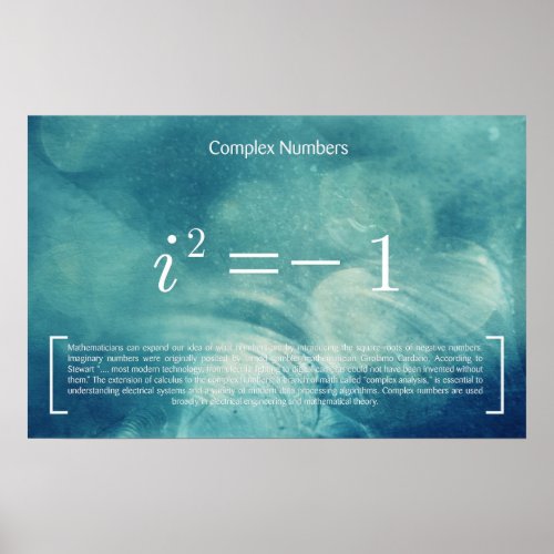 Complex Numbers _ Math Poster