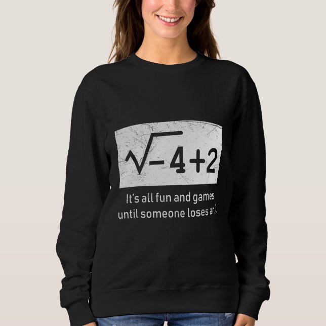 Complex numbers math sweatshirt (Front)