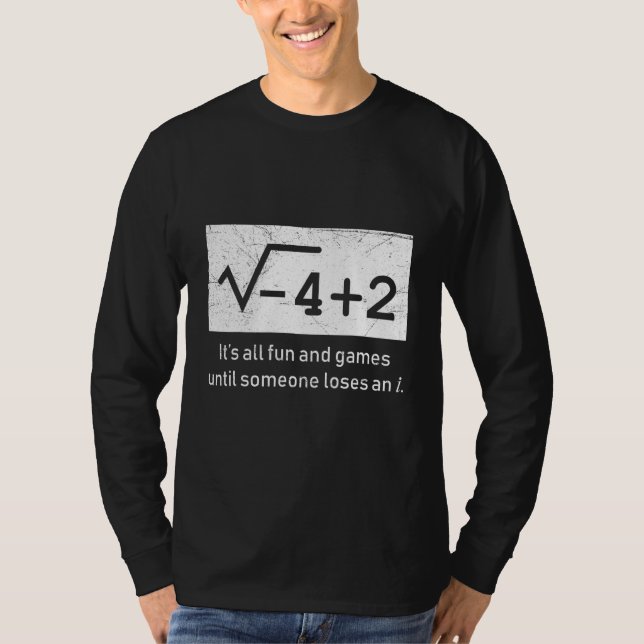 Complex numbers math T-Shirt (Front)