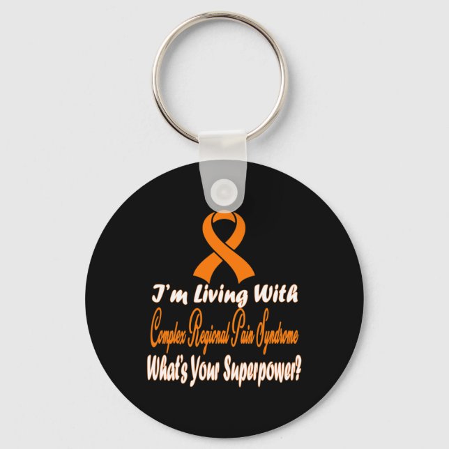 Complex Regional Pain Syndrome Awareness 8  Keychain (Front)
