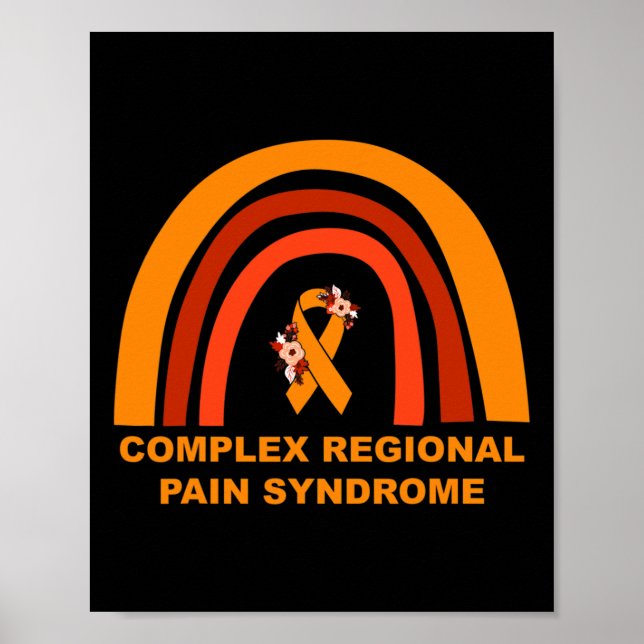 Complex Regional Pain Syndrome Awareness CRPS Oran Poster (Front)