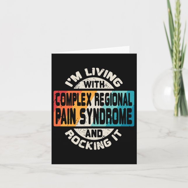 Complex Regional Pain Syndrome Crps Rsd Awareness  Card (Front)