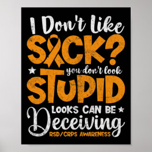 Complex Regional Pain Syndrome Crps Warrior Awaren Poster