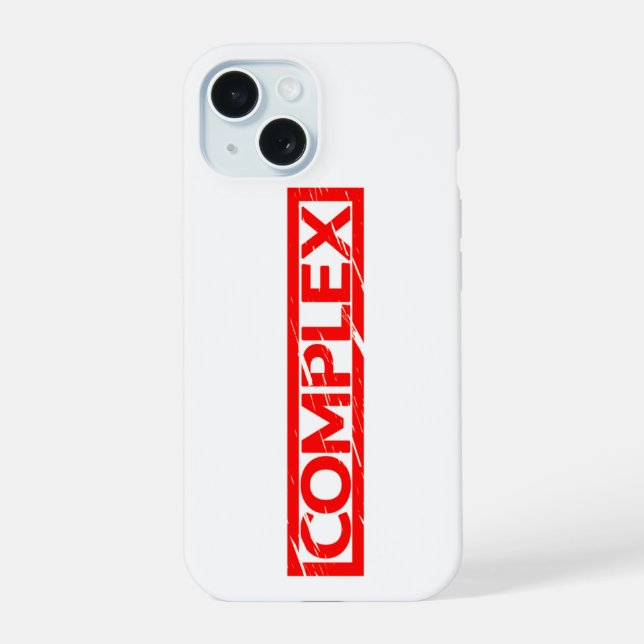 Complex Stamp Iphone Case (Back)