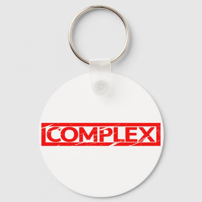 Complex Stamp Keychain (Front)