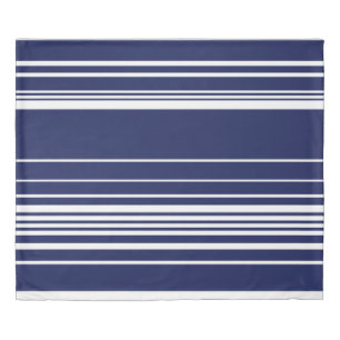 Complex Stripes - Blue Duvet Cover