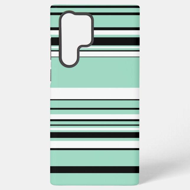 Complex Stripes - Green (Mint) Samsung Galaxy Case (Back)