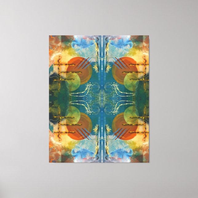 Complexity 10 canvas print (Front)