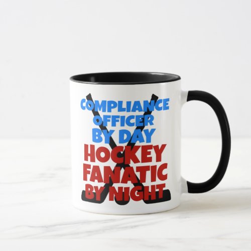 Compliance Officer Loves Hockey Mug