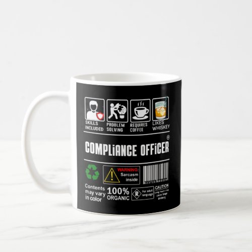 Compliance Officer Packaging  Handling Label Coff Coffee Mug