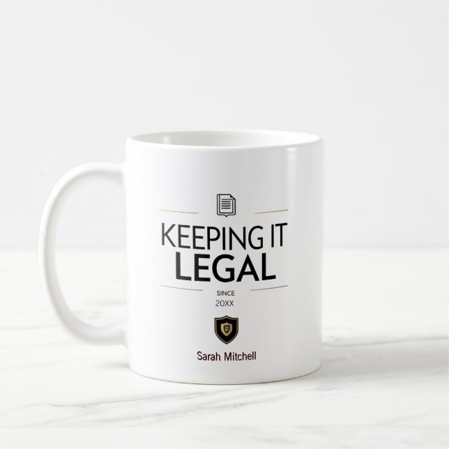 Compliance Officer Personalized Coffee Mug (Left)
