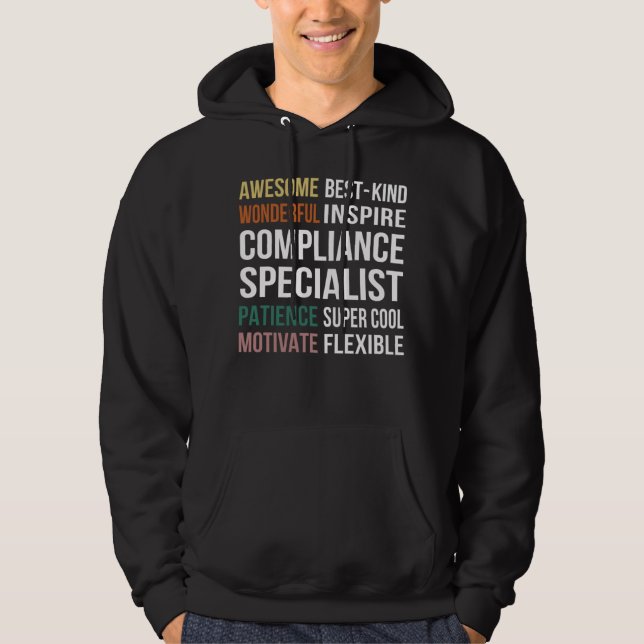 Compliance Specialist  Appreciation Hoodie (Front)
