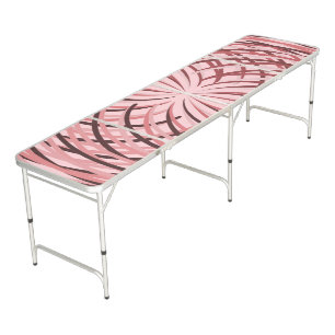 Complicated Frill Pink Beer Pong Table