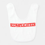 Complicated Stamp Baby Bib