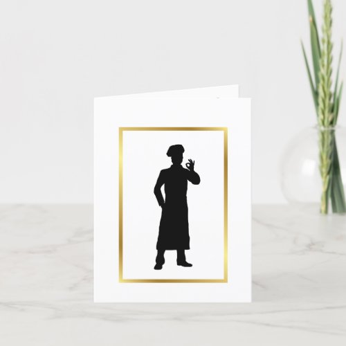 Compliment Baker or Chef Greeting Card