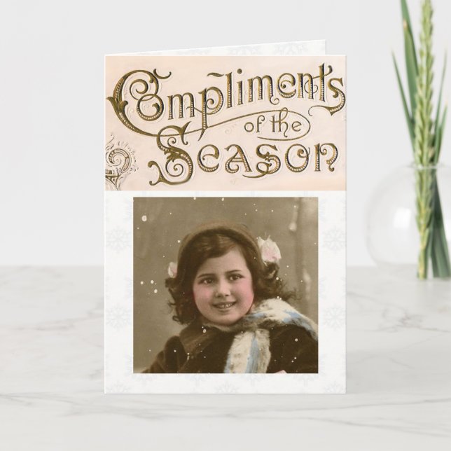 Compliments of the Season no2 Holiday Card (Front)