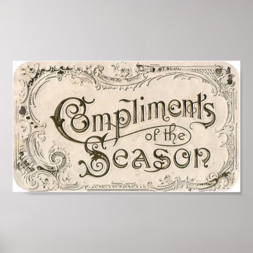 Compliments of the Season Poster