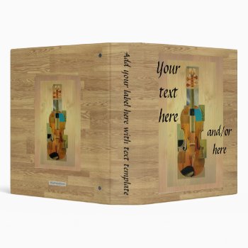 Composed Violin Binder by missprinteditions at Zazzle