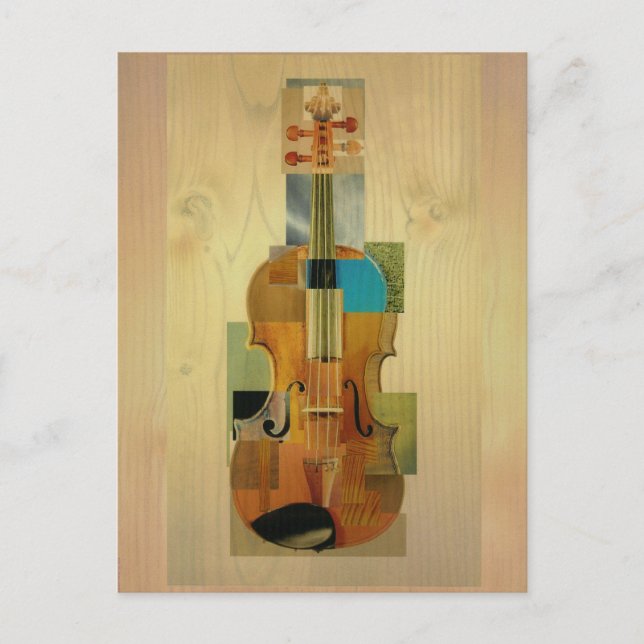 Composed Violin Postcard (Front)