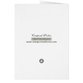 Composed Violin Triple Overlay Cards (Back)