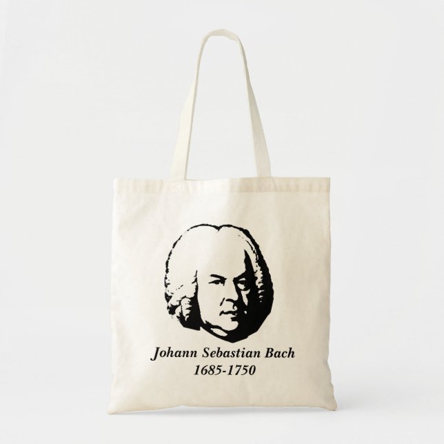 Composer - Bach Tote Bag (Front)