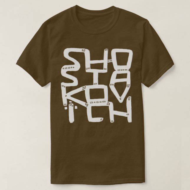Composer Dmitri Shostakovich T-Shirt (Design Front)