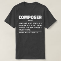 Composer Noun Music Lover Funny Sarcastic Sayings