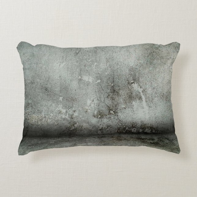 Composing concrete wall wall accent pillow (Front)