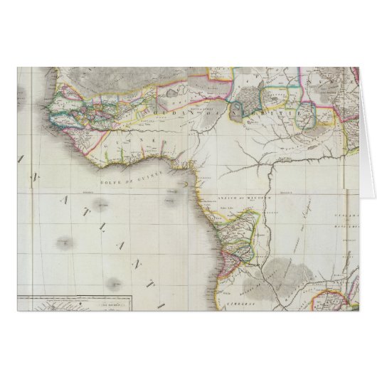 Composite Africa Map Cards (Front Horizontal)