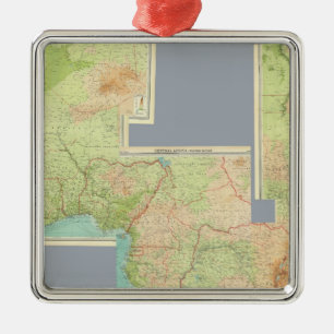 Composite Africa Metal Ornament