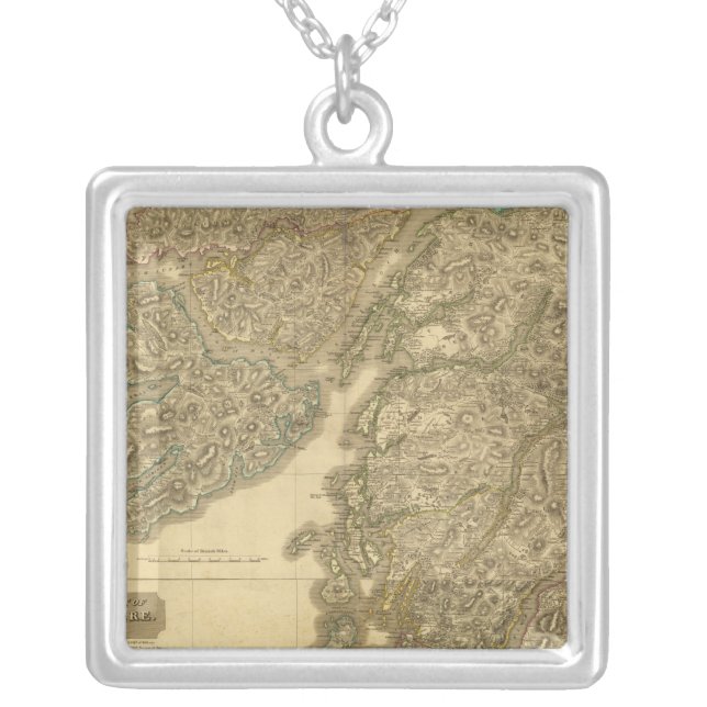 Composite Argyllshire Silver Plated Necklace (Front)