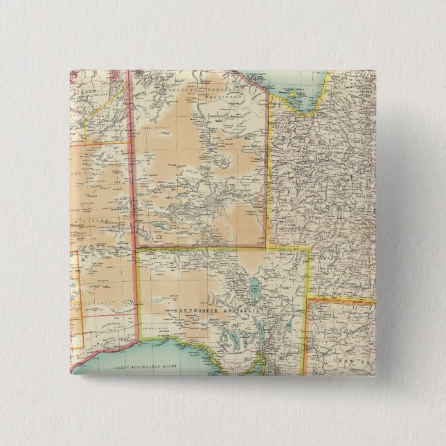 Composite Australia Pinback Button (Front)