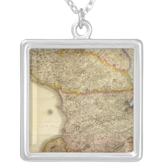 Composite Ayrshire 2 Silver Plated Necklace (Front)