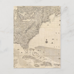 Composite British Empire in America Postcard