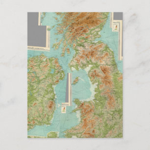 Composite British Isles Postcard