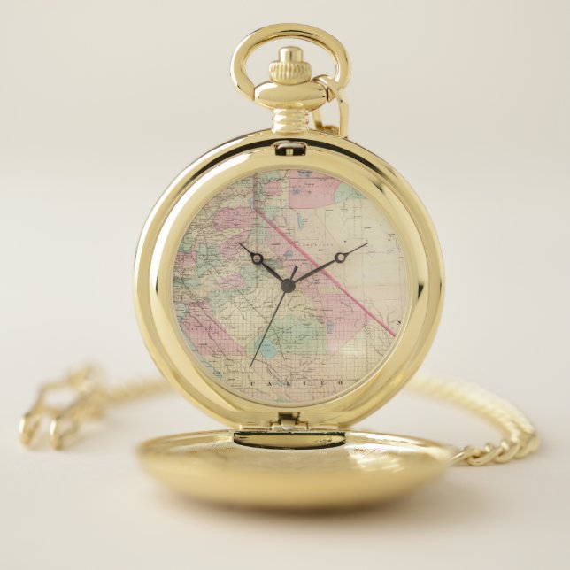 Composite Calif, Nevada Pocket Watch (Inside)