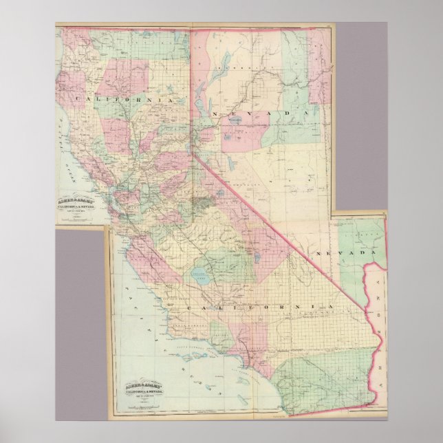 Composite Calif, Nevada Poster (Front)