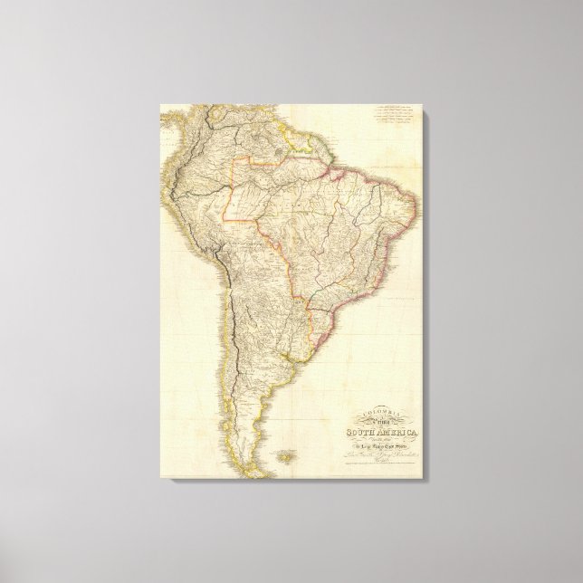 Composite Colombia Prima, S America Canvas Print (Front)