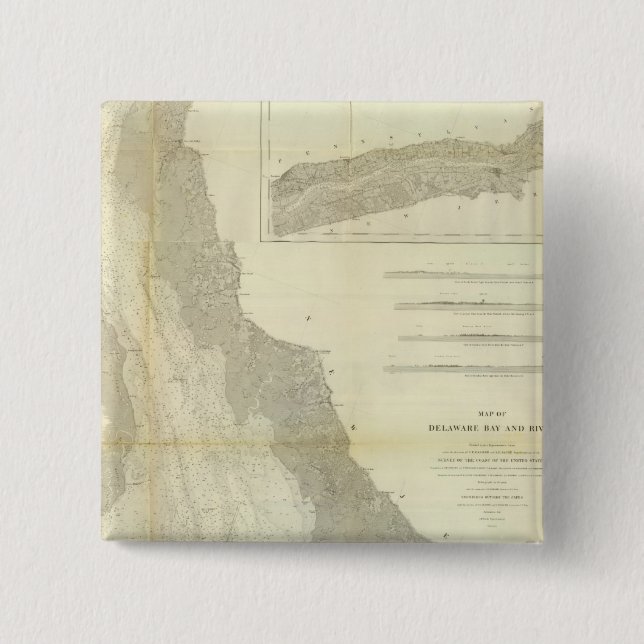 Composite Delaware Bay, River Button (Front)
