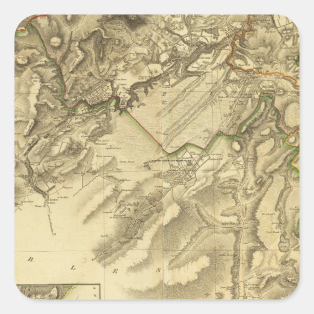 Composite Edinburgh Shire Square Sticker (Front)