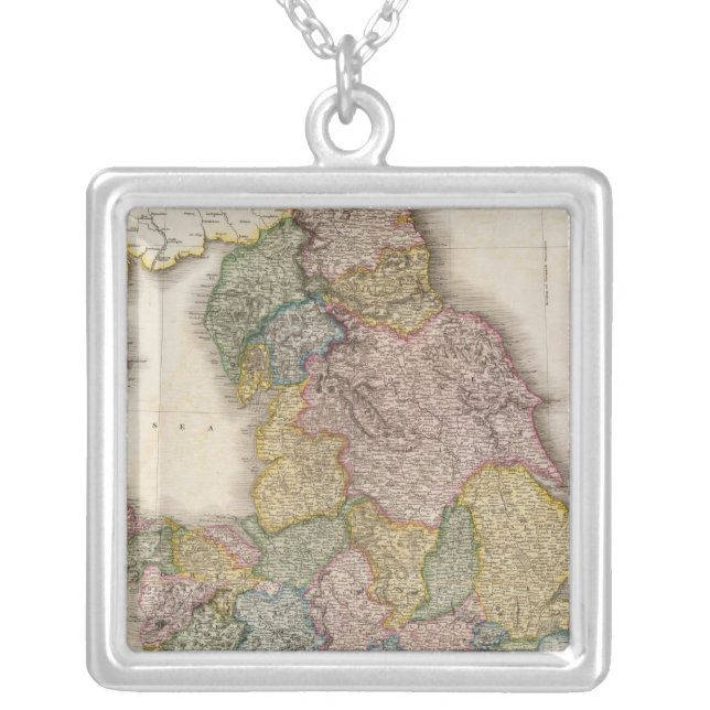 Composite England Silver Plated Necklace (Front)