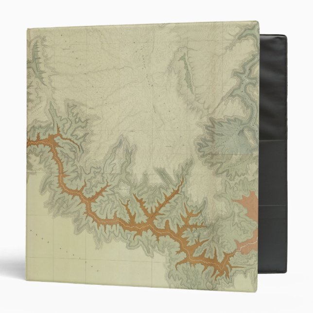 Composite Geologic map of Kaibab Plateau 3 Ring Binder (Front/Inside)