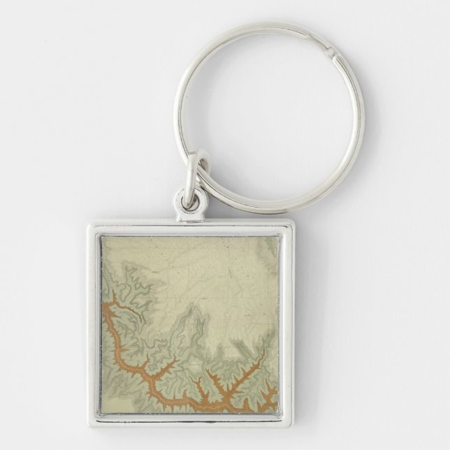 Composite Geologic map of Kaibab Plateau Keychain (Front)