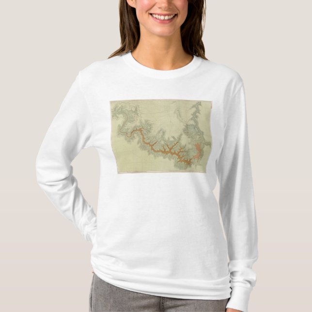 Composite Geologic map of Kaibab Plateau T-Shirt (Front)