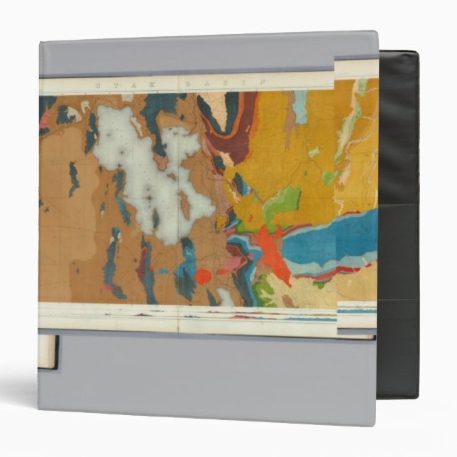 Composite Geological maps IV, 40th Parallel Survey Binder (Front/Inside)